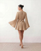 Lottie | Pleated Ruffle Mini Dress