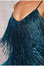 Jane | Feather Mini Dress