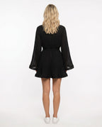 Lottie | Pleated Ruffle Mini Dress
