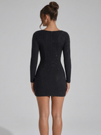 Avaline | Long Sleeve Mini Dress