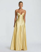 Mira | Ruched Spaghetti Strap Maxi Dress
