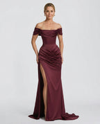 Riona | Lace-Up Corset Ballgown Maxi Dress