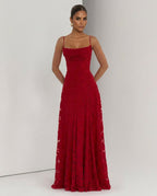 Isolde | Corset Lace-Up Back Maxi Dress