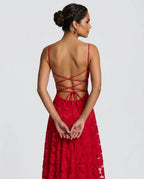 Isolde | Corset Lace-Up Back Maxi Dress