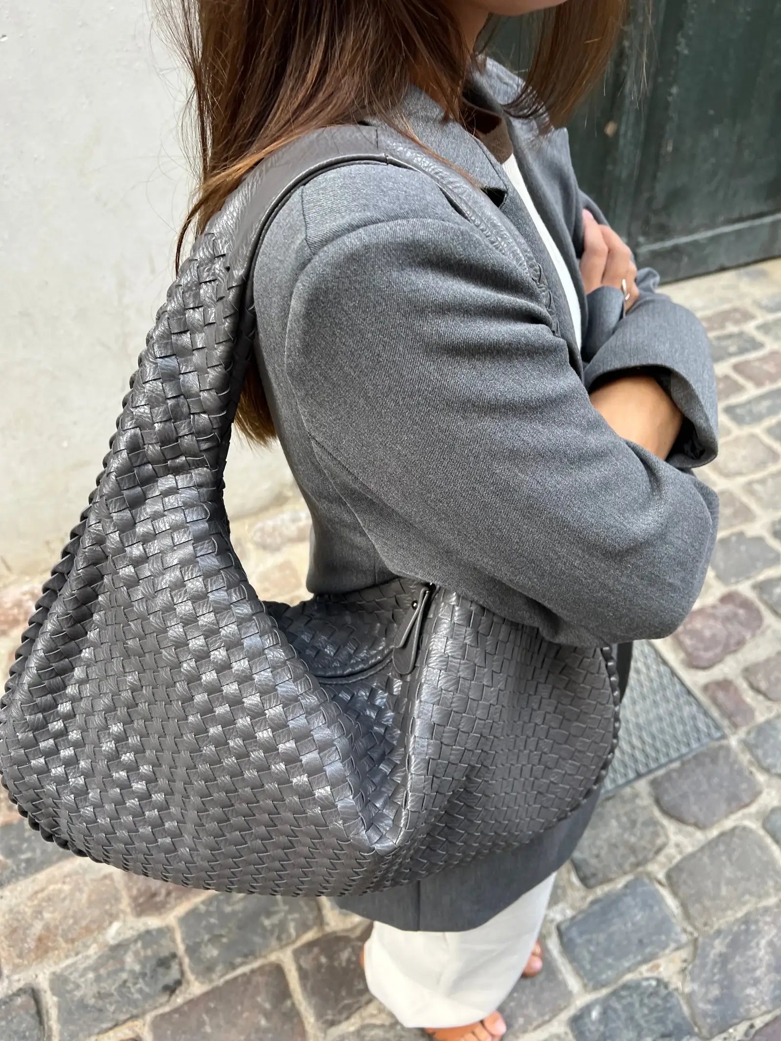 Giselle XL Woven Bag