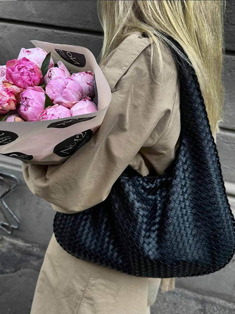 Giselle XL Woven Bag