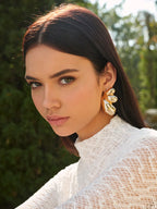 Grace Butterfly Wing Stud Earrings