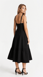 Kiana | Fitted Midi Dress with Defined Waist