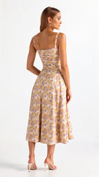 Kiana | Fitted Midi Dress with Defined Waist