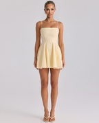 Sandi | Flared Mini Sundress with Thin Straps