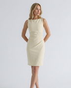 Lucia | Sleeveless Mini Dress in Vegan Leather