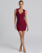 Bobbie | Bandage Mini Dress with V-Neck