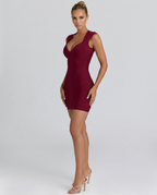 Bobbie | Bandage Mini Dress with V-Neck