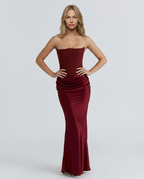 Opal | Strapless Corset Maxi Dress