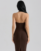 Diann | Bandage Midi Dress with Halter Neck