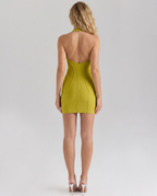 Gina | Bandage Mini Dress with Halter Neck