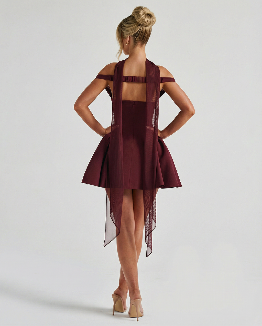 Serina | Mini Dress with Off-Shoulder Neckline