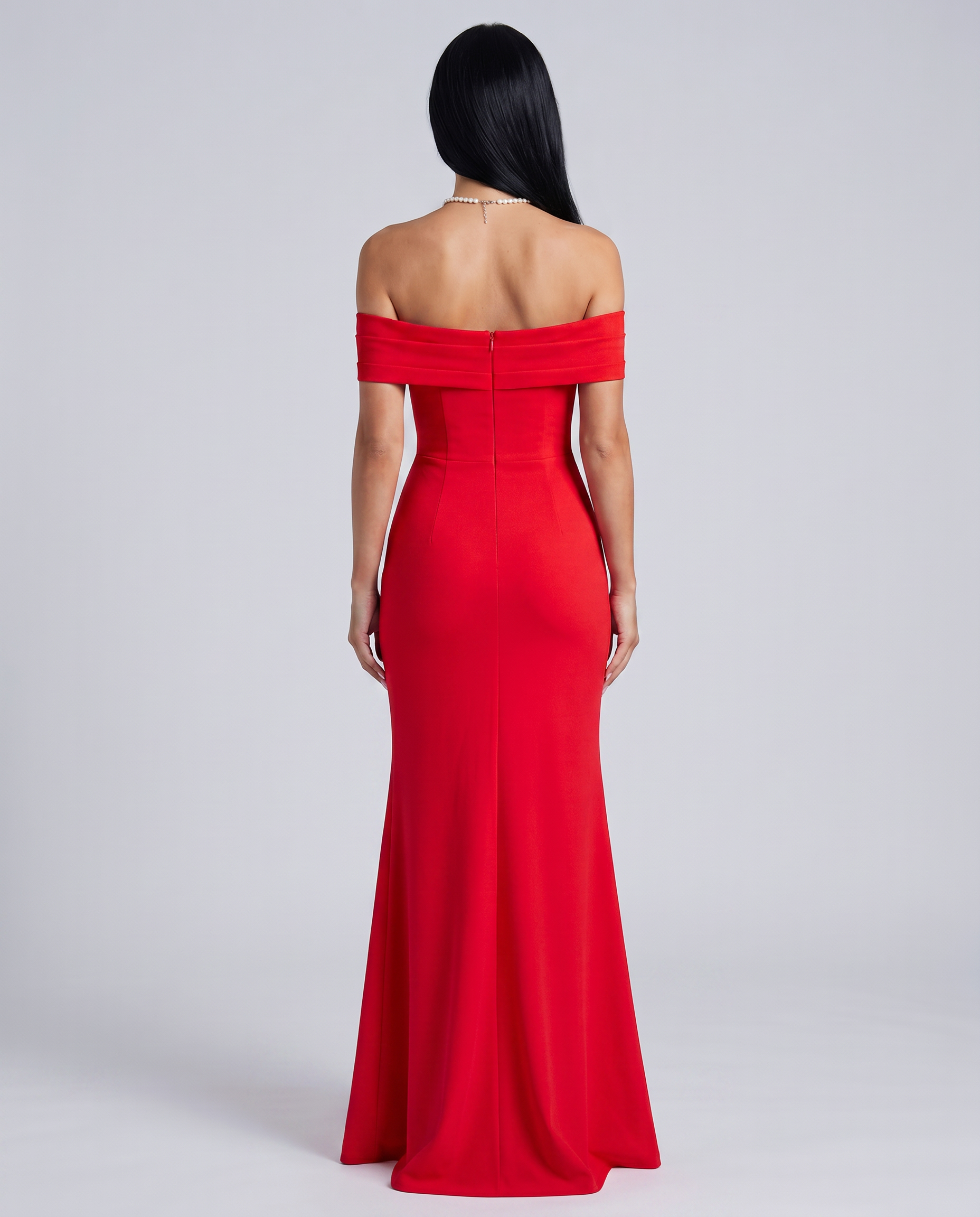Miriam | Maxi Dress with Off Shoulder and High Slit