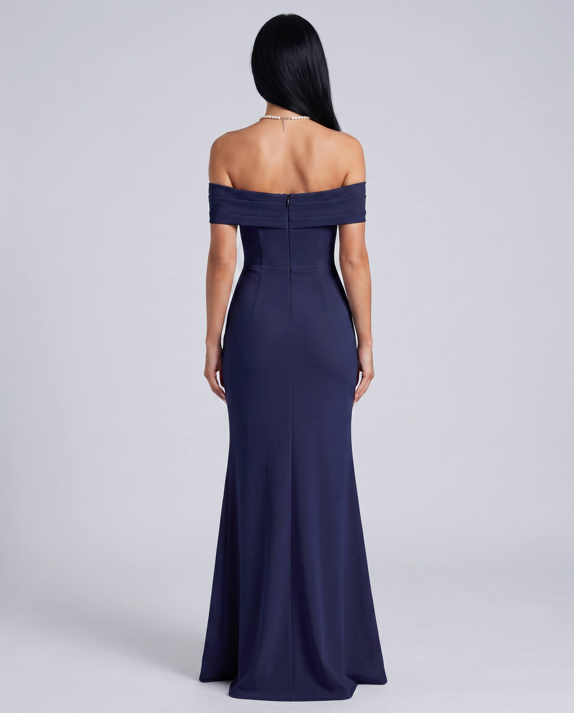 Miriam | Maxi Dress with Off Shoulder and High Slit