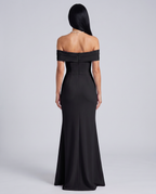 Miriam | Maxi Dress with Off Shoulder and High Slit