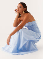 Norma | Cowl Neck Slinky Bias Cut Maxi Dress