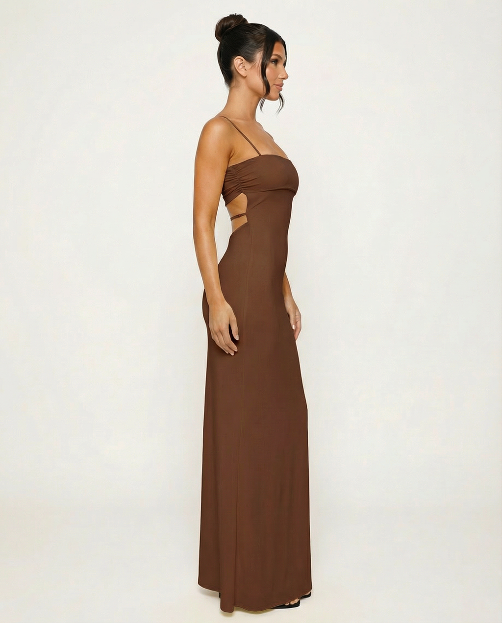 Maggie | Cut Out Strap Maxi Dress