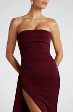 Kirrily | Strapless Twisted Maxi Dress