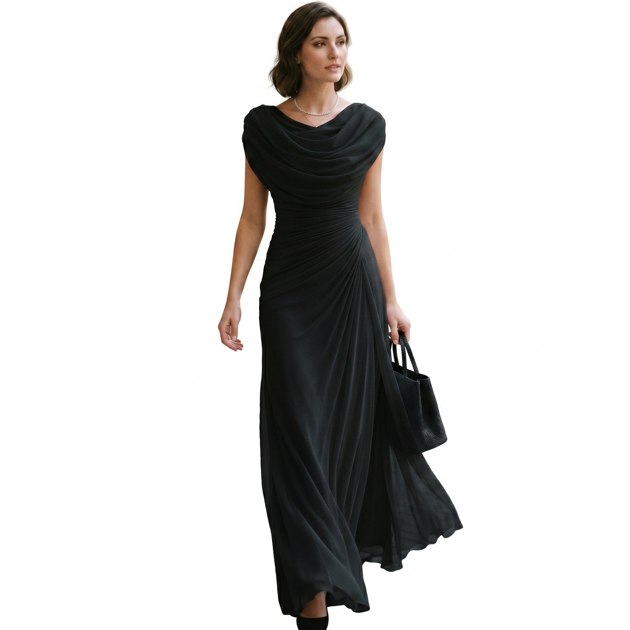 Tamara | Elegant Polyester Maxi Dress