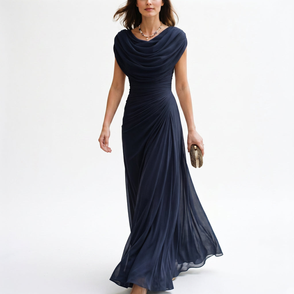Tamara | Elegant Polyester Maxi Dress