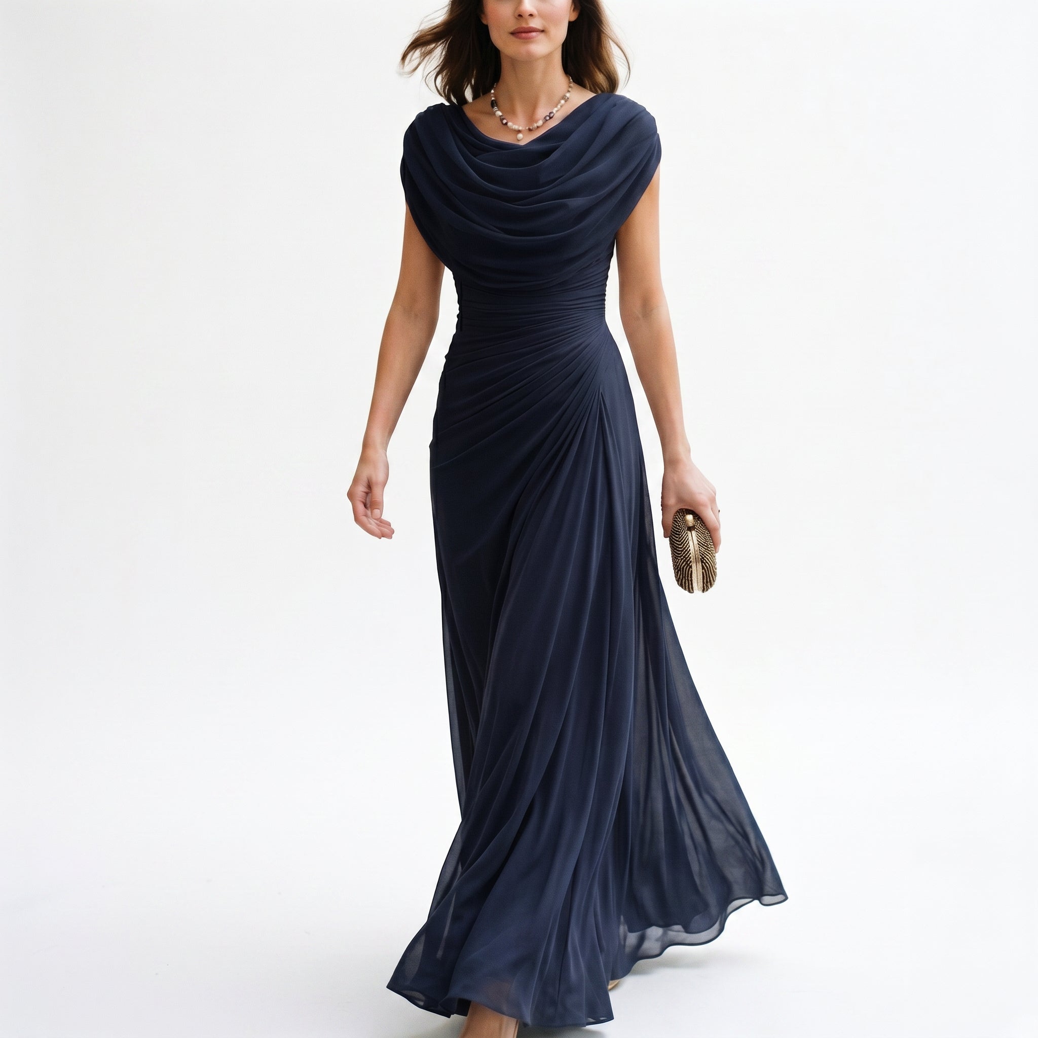 Tamara | Elegant Polyester Maxi Dress