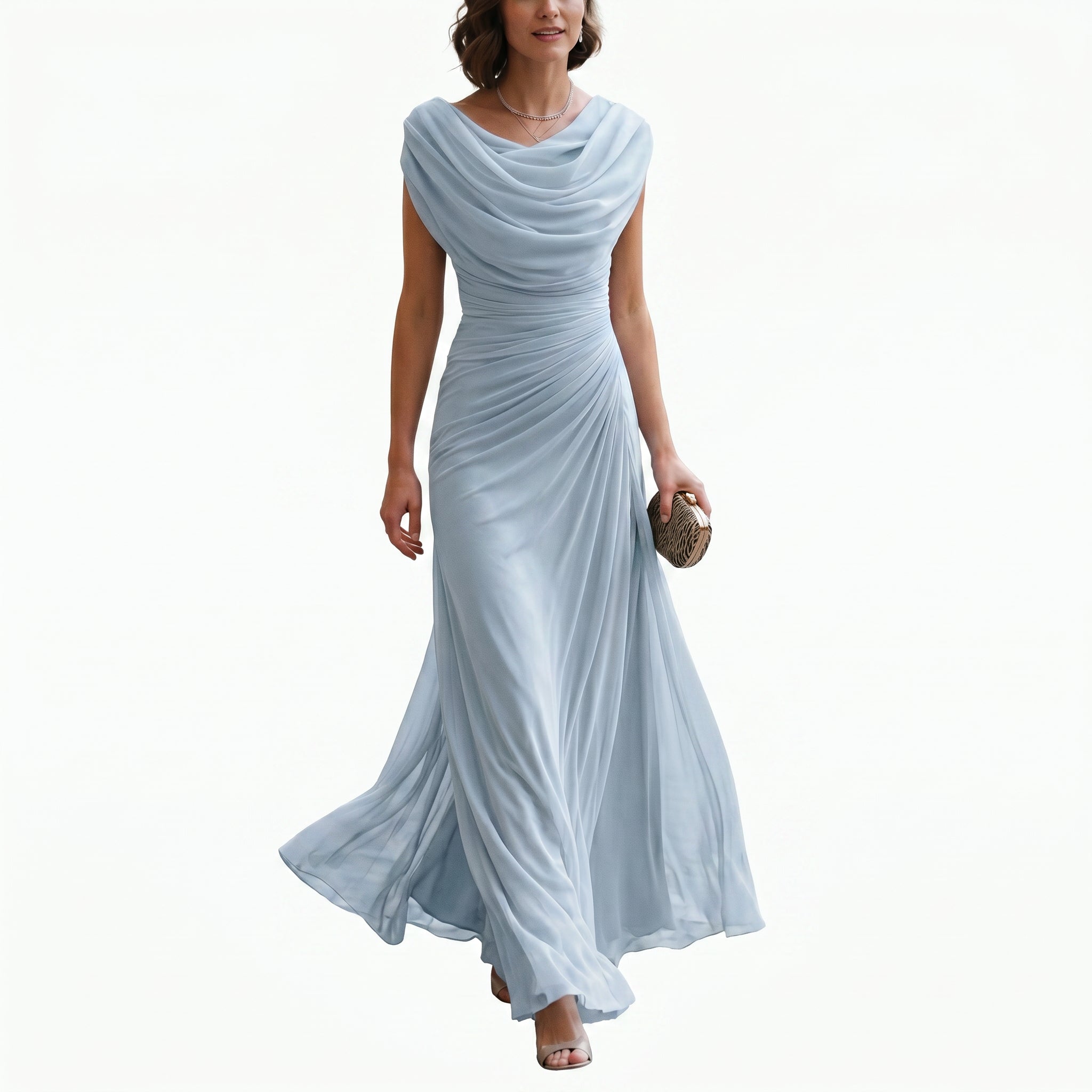 Tamara | Elegant Polyester Maxi Dress