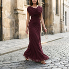 Tamara | Elegant Polyester Maxi Dress