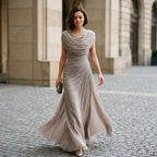 Tamara | Elegant Polyester Maxi Dress