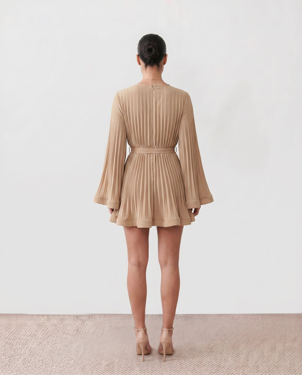 Lottie | Pleated Ruffle Mini Dress