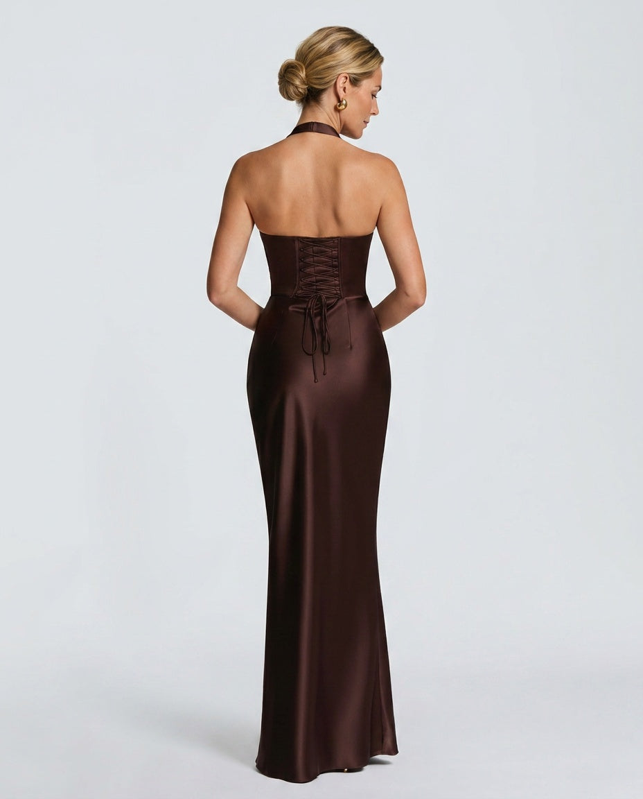 Willa | One-Shoulder Ruched Maxi Dress