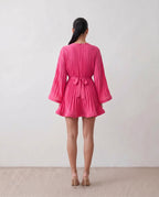 Lottie | Pleated Ruffle Mini Dress