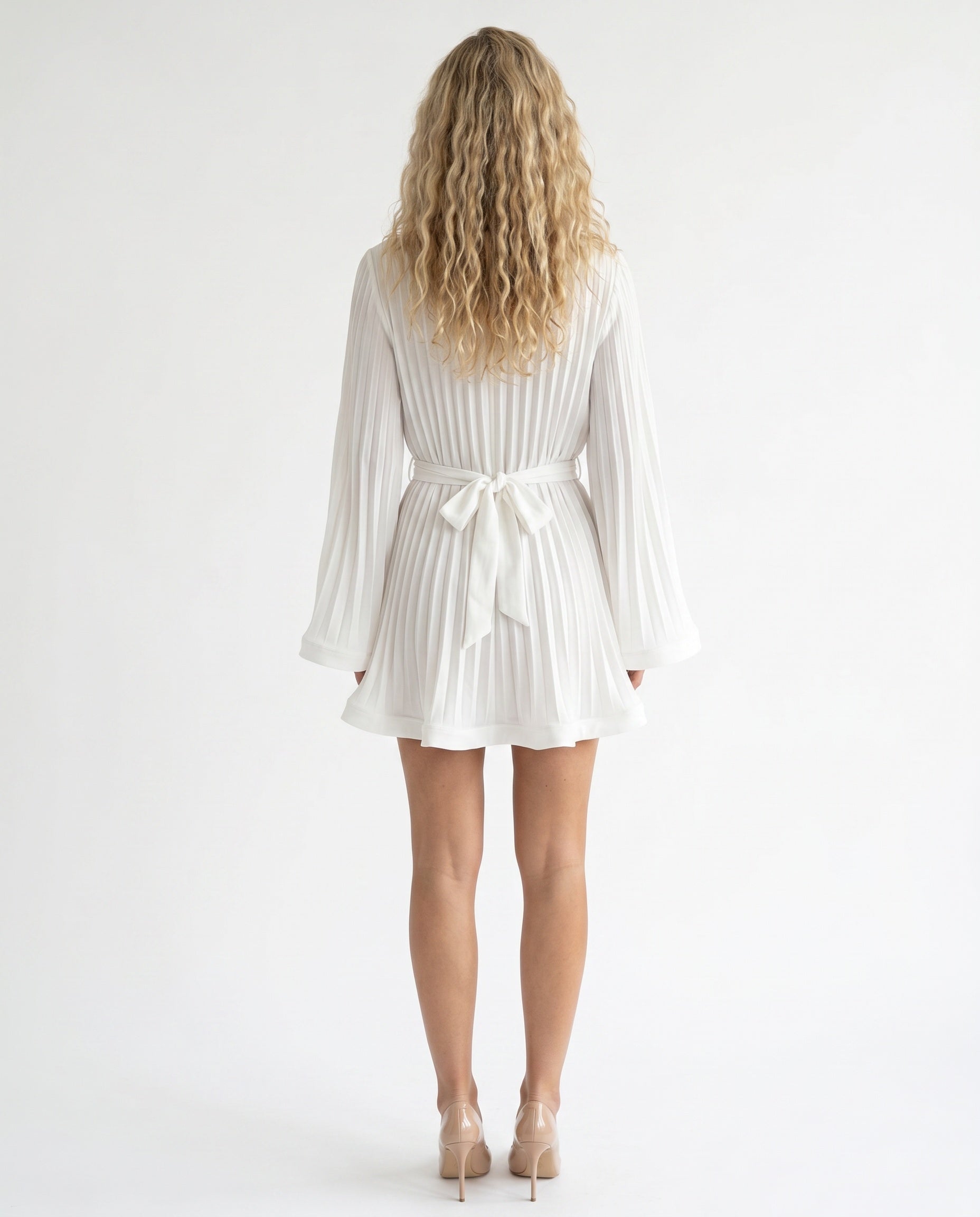 Lottie | Pleated Ruffle Mini Dress