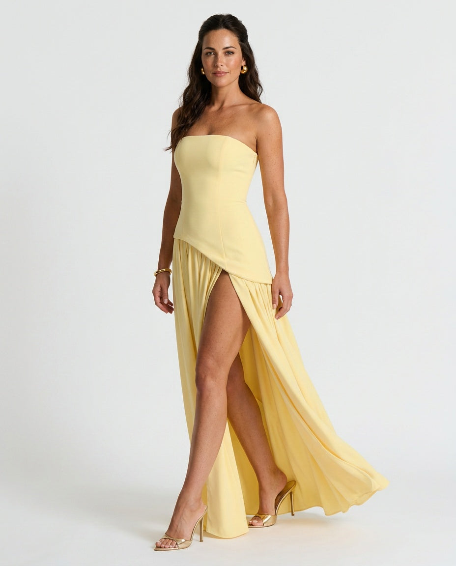 Maliyah | Wrap Tie Waist Maxi Dress