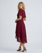 Mira | Romantic Lace Midi Dress