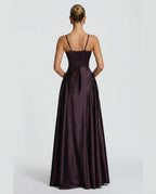 Mira | Ruched Spaghetti Strap Maxi Dress